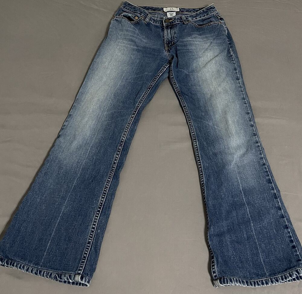 Vintage 90s A|X Armani Exchange Relaxed Wide Leg Jeans Women’s Size 8S